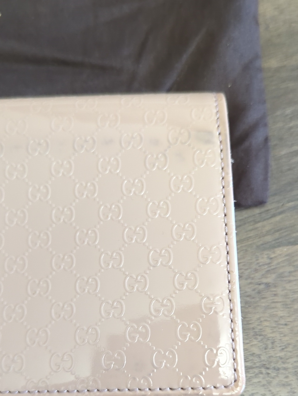 Gucci Patent Leather Clutch Authentic - Picture 3 of 8
